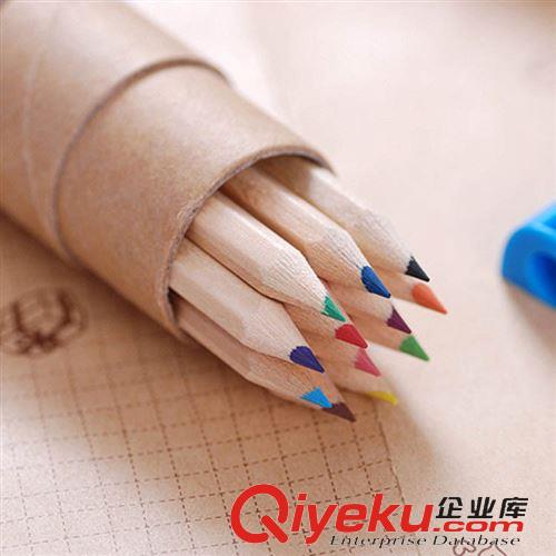 辦公禮品 環保原木鉛筆，禮品筆、彩色廣告筆印logo上海展會促銷小禮品定制原始圖片2