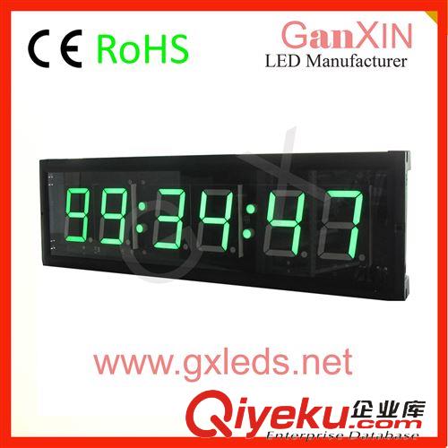 led 顯示顏色 {sx}贛鑫 3英寸6位LED{zlx}數(shù)字鐘 正djs 創(chuàng)意led鐘