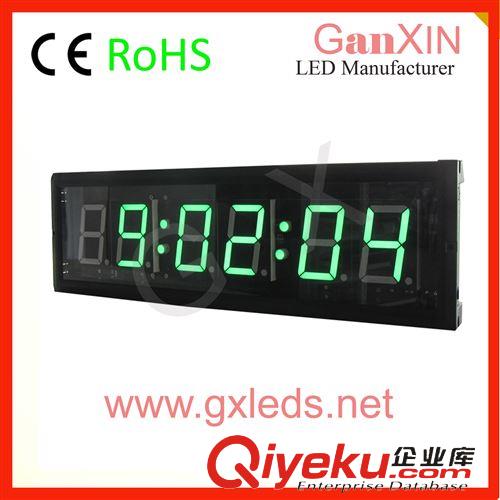 led 顯示顏色 {sx}贛鑫 3英寸6位LED{zlx}數(shù)字鐘 正djs 創(chuàng)意led鐘