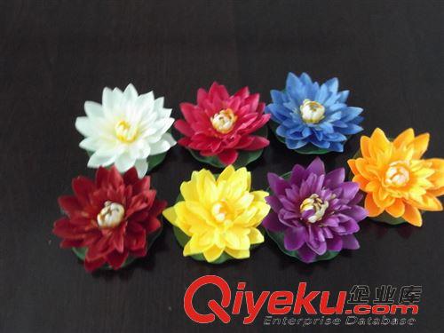 仿真荷花 【廠家直供】泡水不掉色仿真荷花 布荷花 eva荷花