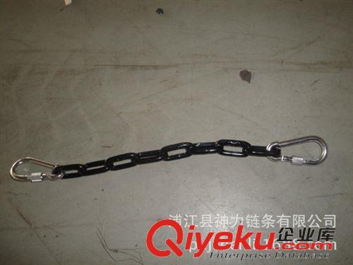 其他通用五金配件 大批量供應(yīng)環(huán)保浸塑秋千鐵鏈條原始圖片2