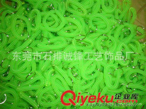 鑰匙扣/鑰匙圈 塑料彈簧圈，發(fā)圈，鑰匙圈，QQ圈