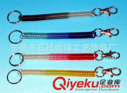 鑰匙扣/鑰匙圈 塑料彈簧繩、dg繩、PU彈簧繩原始圖片3