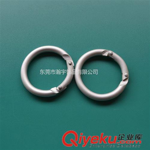 長(zhǎng)期現(xiàn)貨庫(kù)存產(chǎn)品 現(xiàn)貨供應(yīng)4.8*38MM鋁合金圓形登山扣 全霧銀箱包掛扣原始圖片3