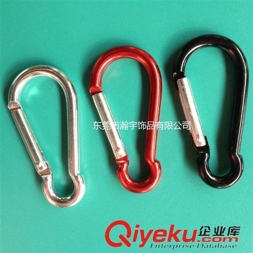 長期現(xiàn)貨庫存產(chǎn)品 現(xiàn)貨供應6號爬山扣 5*30*61MM葫蘆型登山扣 多功能彈簧扣原始圖片3