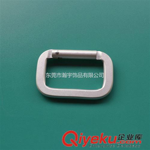 長(zhǎng)期現(xiàn)貨庫(kù)存產(chǎn)品 現(xiàn)貨零售供應(yīng)全霧銀長(zhǎng)方型鋁合金登山扣