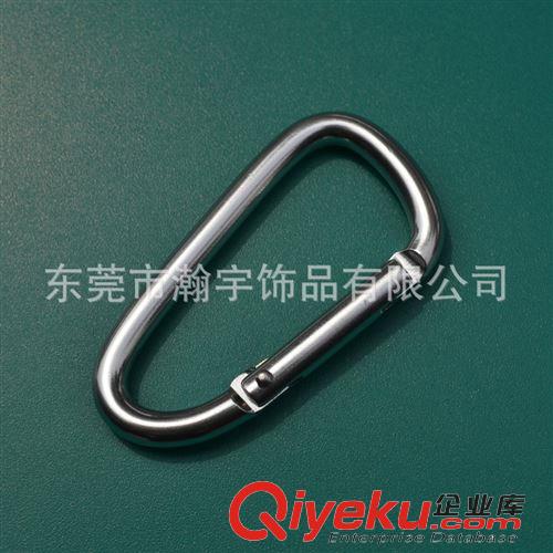長期現貨庫存產品 現貨供應4號D型亮銀登山扣 小號精美掛扣 箱包配件必備原始圖片3