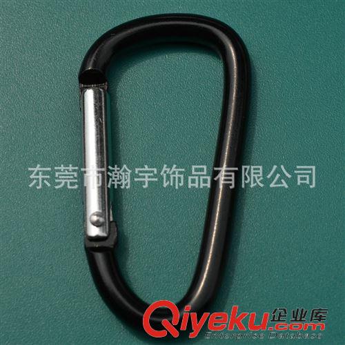 長期現(xiàn)貨庫存產(chǎn)品 現(xiàn)貨供應(yīng)4號D型黑色掛扣 戶外必備精美小巧登山扣 小音箱配件原始圖片2
