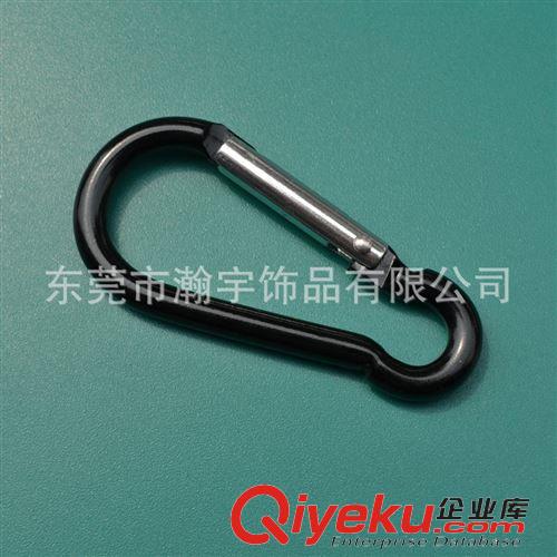 長期現貨庫存產品 現貨供應5號葫蘆型黑色登山扣  鋁合金快掛 戶外用品  量大從優原始圖片2