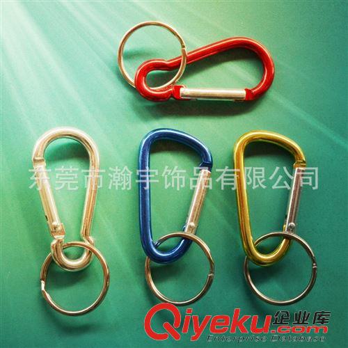 普通登山扣 廠家直銷各種尺寸大小彩色葫蘆形 D型箱包五金配件 登山扣原始圖片3