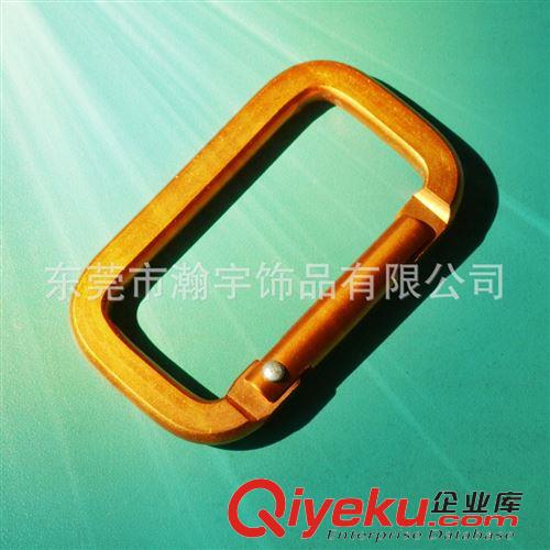 普通登山扣 供應6號D型登山扣 規(guī)格5*31*58MM  彩色鋁合金爬山扣