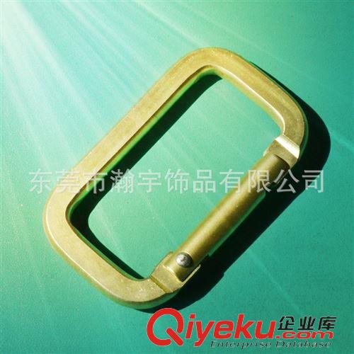 普通登山扣 供應(yīng)35*50MM長方型鋁合金登山扣 多功能小音箱掛扣配件原始圖片2