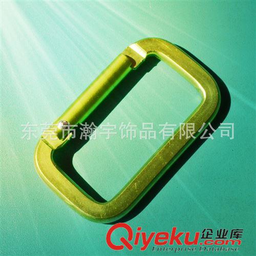 普通登山扣 供應(yīng)35*50MM長方型鋁合金登山扣 多功能小音箱掛扣配件原始圖片3
