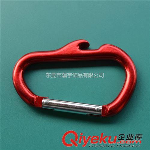 異型登山扣 直銷鋁合金帶開瓶器掛扣原始圖片2
