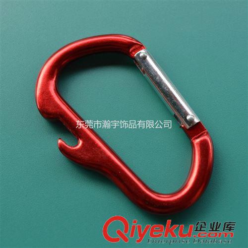 異型登山扣 直銷鋁合金帶開瓶器掛扣原始圖片3