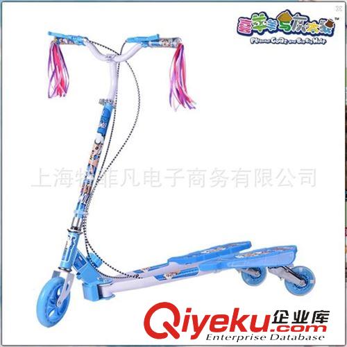 滑板車/蛙式滑板車 兒童蛙式滑板車三輪/蛙式車{zx1}款閃光滑板車可升降活力車剪刀車原始圖片3