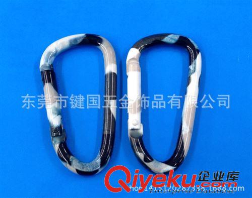 登山扣 供應(yīng)全黑亞光登山扣  LOGO鋁合金登山扣  登山鉤  快掛原始圖片3