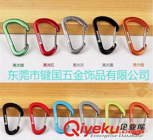 登山扣 (廠家直銷）大量現(xiàn)貨供應(yīng)織帶D型登山扣   鋁合金快掛
