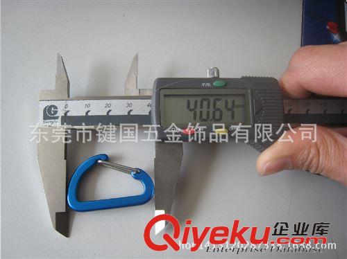 登山扣 2014{zx1}款4-8CM全扁鋼絲彈桿登山扣  戶(hù)外登山扣鉤  歡迎采購(gòu)原始圖片2