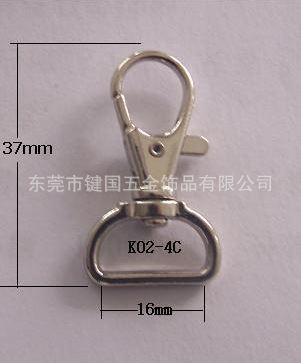 狗扣 大量供應(yīng)鋅合金狗扣 鑰匙圈扣 環(huán)保狗扣 電鍍精美 表面光滑原始圖片3