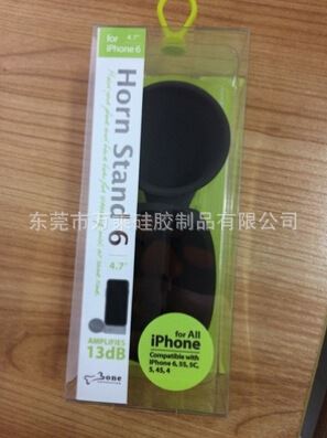 苹果配件系列 创意卡通硅胶喇叭扩音器 iphone6通用礼品 苹果硅胶喇叭扬声器