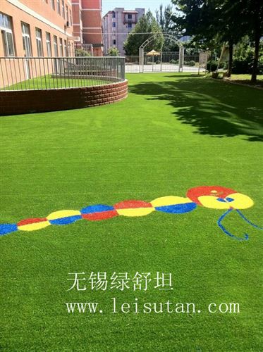 休閑系列 【廠家熱銷】幼兒園草坪，gf真直加曲草坪，孩子們的綠色天地