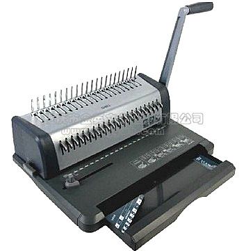 辦公用品 得力(deli)3873 靈活裝訂堅(jiān)固抗沖擊膠圈裝訂機(jī)(灰)原始圖片2