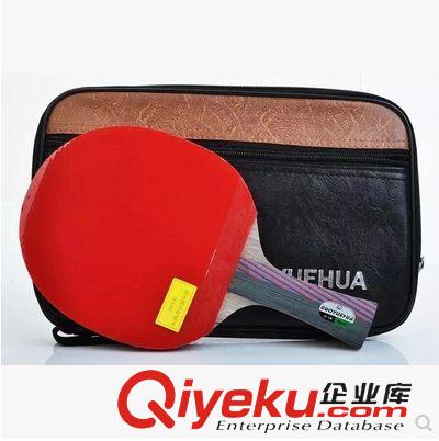 乒乓球拍 批發(fā)zp郭躍華乒乓球拍B4500雙面反膠直拍橫拍仿碳底板原始圖片2