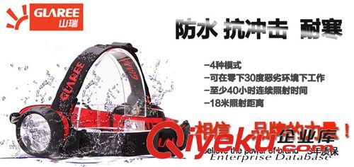 箭俠戶外用品 山瑞 戶外頭燈 礦燈 強(qiáng)光 LED 釣魚探險(xiǎn)燈 夜釣 量大可議價(jià)原始圖片2