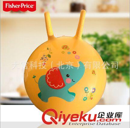 費雪 品牌費雪18寸羊角球新款充氣球加厚兒童新品玩具環(huán)保跳跳球批發(fā)原始圖片2