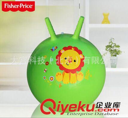 費雪 品牌費雪18寸羊角球新款充氣球加厚兒童新品玩具環(huán)保跳跳球批發(fā)原始圖片3