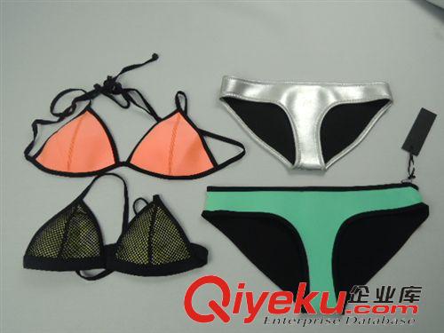 沖浪衣、救生衣、釣魚(yú)服 廠家生產(chǎn)批發(fā)潛水料游泳衣 泳裝 套裝 bjn游泳衣原始圖片2