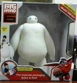 2015{zx1}产品 动漫人偶公仔批发超能陆战队 big hero6 Baymax 大白胖子盒装可动