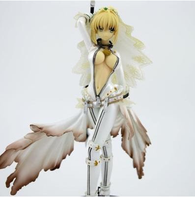 figma 系列 動(dòng)漫手辦批發(fā) 命運(yùn)之夜 Fate/EXTRA CCC Saber塞巴 尼祿 婚紗新娘原始圖片3