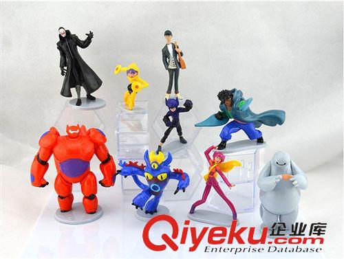 正版（盒裝/散貨） 動漫公仔批發(fā) 超能陸戰(zhàn)隊 big hero6  9款一套 6大英雄聯(lián)盟 玩具