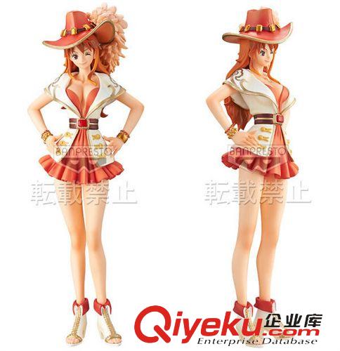 海賊王 動漫手辦批發(fā) 海賊15周年紀念 DXF 組立 偉大女人 娜美 模型擺件原始圖片2
