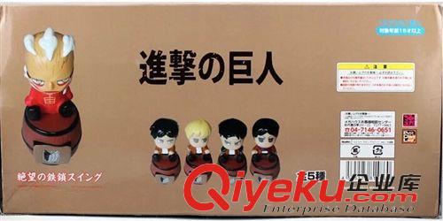 进击的巨人 动漫批发 5款盒装进击的巨人储蓄罐 钱筒 兵长手办公仔 动漫周边