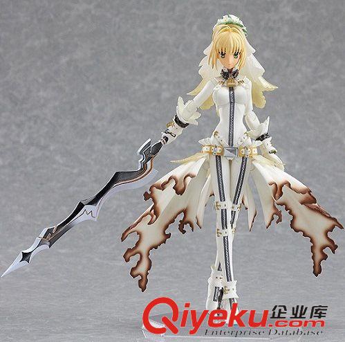 Fate/塞巴 动漫玩具批发 figma 限定版 saber 尼禄 婚纱塞巴新娘 可动手办