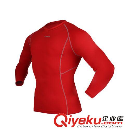 緊身衣 供應(yīng)批發(fā) zpetto英途V領(lǐng)長袖運動緊身衣足球籃球打底健身緊身衣