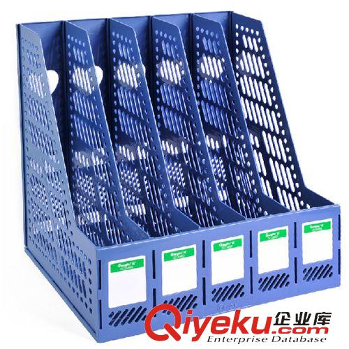 廣博文具 廣博 五聯(lián)塑料文件框 辦公桌文件筐 資料欄 文件欄 整理架WJK9223原始圖片3