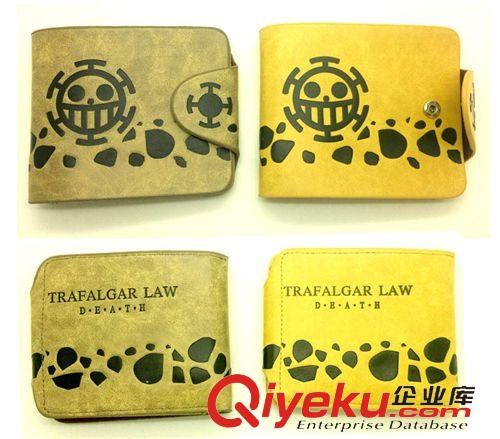 店長推薦熱銷周邊 Recommended 海賊王特拉法爾加·羅醫(yī)生 Law標志風格zp動漫錢包盒裝動漫周邊原始圖片2