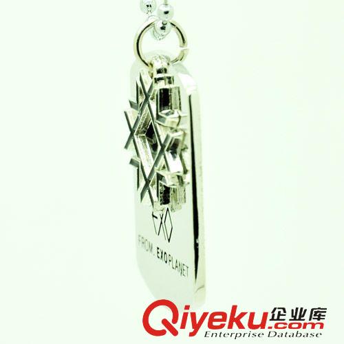 明星周邊產(chǎn)品 EXO韓國(guó)明星組合金鐘吳世勛吊牌配[風(fēng)]標(biāo)志吊墜珠鏈項(xiàng)鏈新品原始圖片3