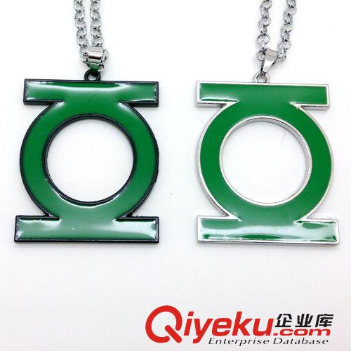 電影周邊飾品 電影周邊飾品吊墜綠燈俠標志項鏈 歐美外貿訂單 長期庫存即日發貨原始圖片2