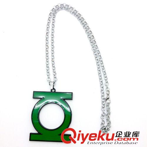 電影周邊飾品 電影周邊飾品吊墜綠燈俠標志項鏈 歐美外貿訂單 長期庫存即日發貨原始圖片3