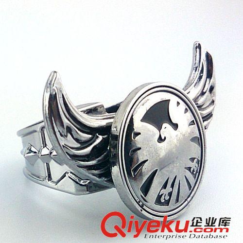 電影周邊飾品 電影周邊美國隊長盾牌合金轉(zhuǎn)動戒指大翅膀翼速賣通ebay熱賣原始圖片3