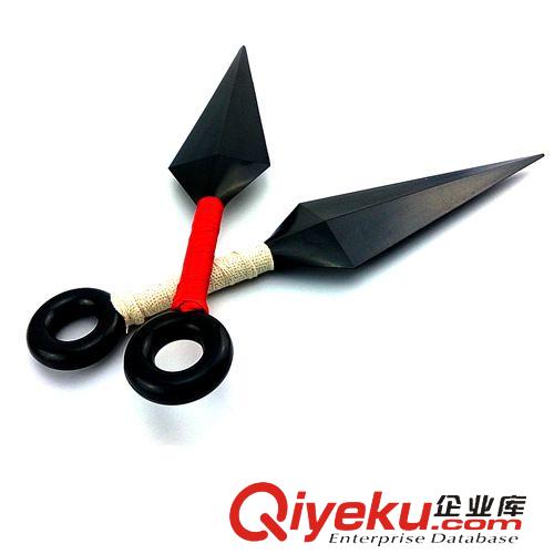 動(dòng)漫名目分類 紅白2色火影忍者道具苦無 盒裝膠質(zhì)玩具 動(dòng)漫周邊COS道具原始圖片2