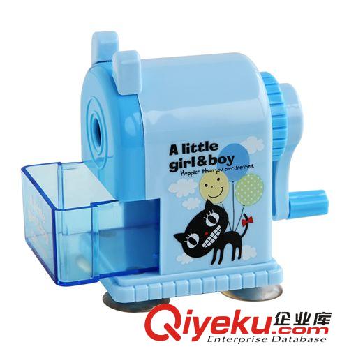 學生用品 得力0643削筆機 手搖削筆器 卷筆刀 得力卷筆器 卷筆機原始圖片2