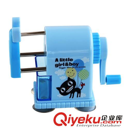 學生用品 得力0643削筆機 手搖削筆器 卷筆刀 得力卷筆器 卷筆機原始圖片3