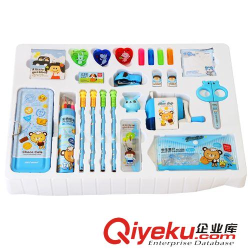 辦公.學(xué)生文具禮盒套裝 zp Deli/得力 9665 學(xué)生禮盒套裝 學(xué)生文具套裝組合 禮盒套裝原始圖片2
