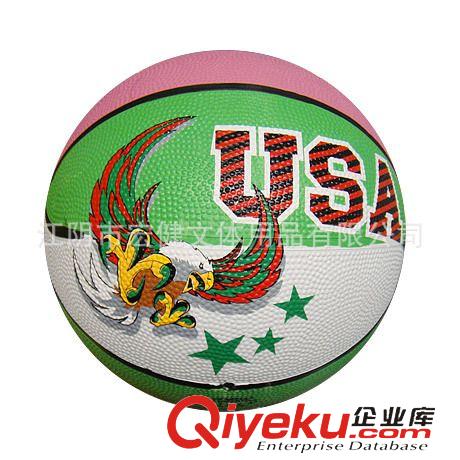 橡膠籃球 廠家直銷定制供應籃球 橡膠 兒童 花色